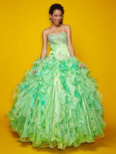 Best Green Quinceanera Dresses